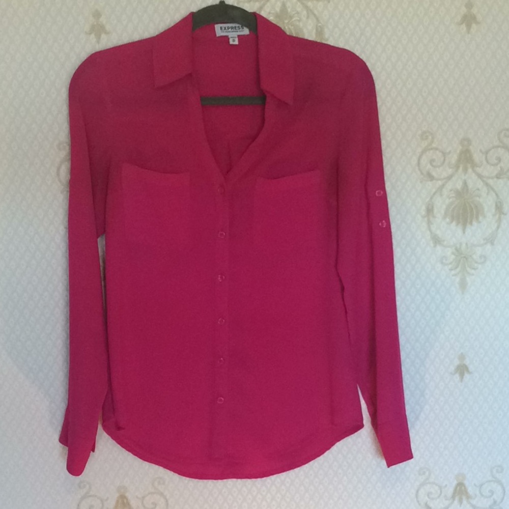 Express Pink 🌷Portofino Shirt XS